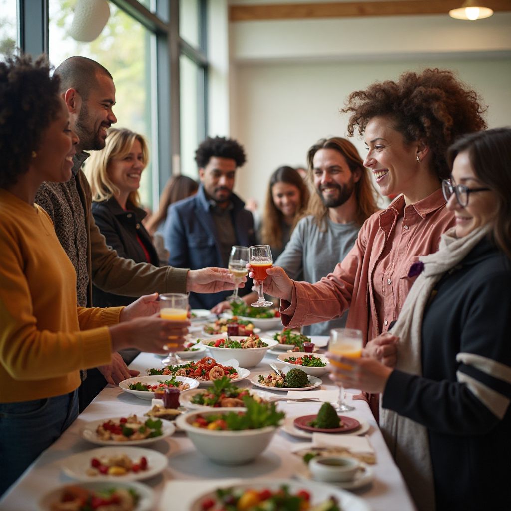 Community celebration event with Everyday Balance members